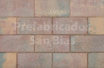 Baldosa 40x20x6 abujardada PRIMAVERA